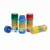 Gekleurde zeepbellen set 9 x Ø3,5 cm - Speelgoed tegen groothandelsprijzen Gekleurde zeepbellen set 9 x Ø3,5 cm - Speelgoed tegen groothandelsprijzen