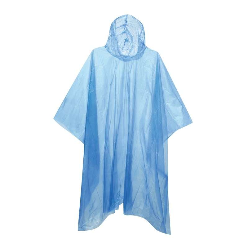 Poncho desechable con capucha 130x124 cm - Poncho a precios de mayorista