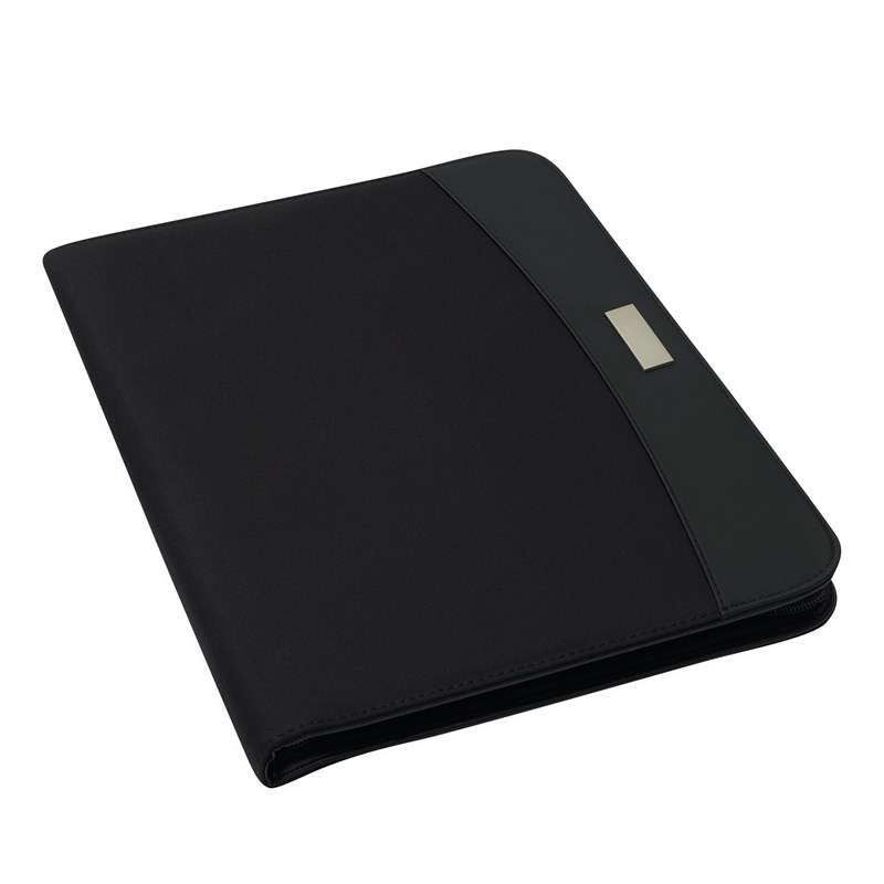 Conferencia A4 con cierre y placa aluminio - Conferenciante a precios de mayorista