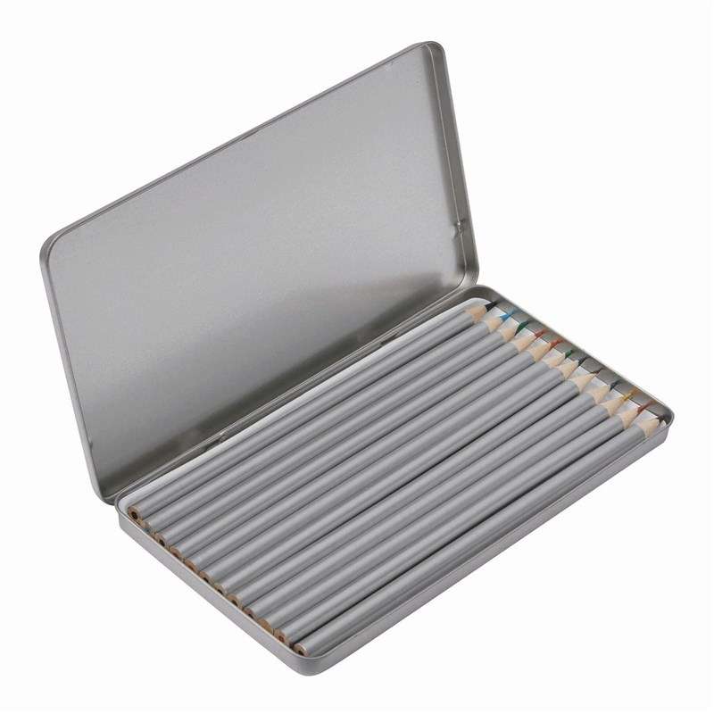 12 Crayons de couleurs SILVERSTAR à prix grossiste - Crayon de couleur à prix de gros