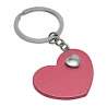 Portachiavi a forma di cuore 8x3,9 cm - Portachiavi in plastica a prezzi all'ingrosso