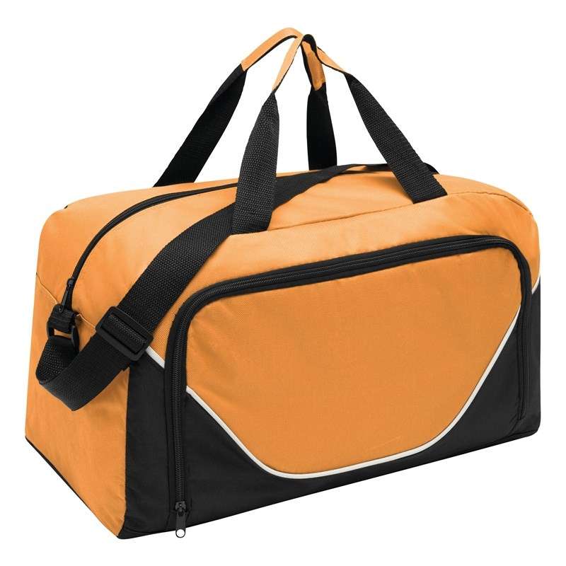 Sporttas 48x22x28 cm, polyester, zwart tegen groothandelsprijzen - Sporttas tegen groothandelsprijzen