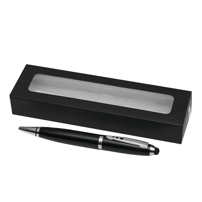 Stylo acier TOUCH DOWN - Stylo bille à prix grossiste