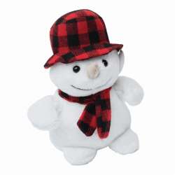19 cm Plush Snowman with...