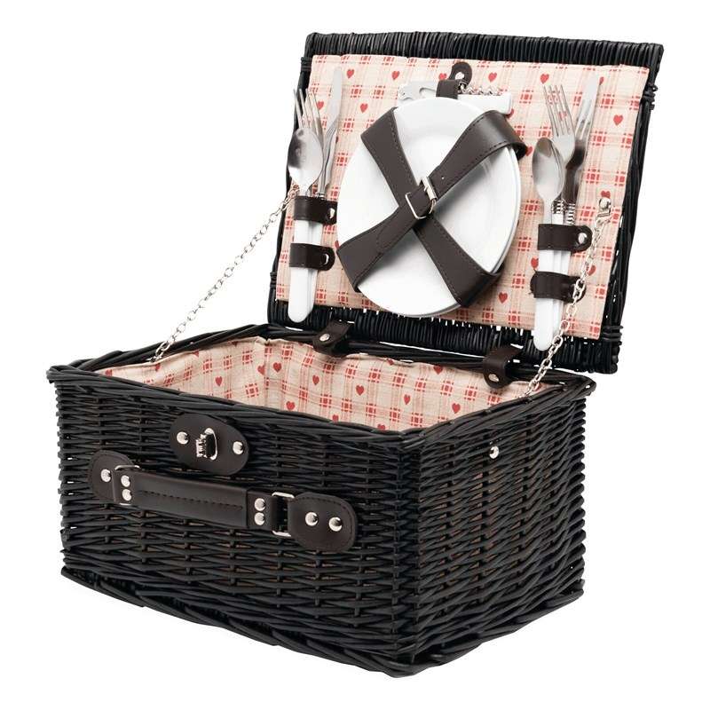 Picnickurv til 2 personer, 36,5 cm - Picnic tilbehør til engrospris