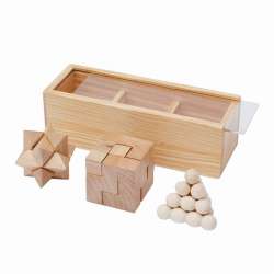 3-teiliges Holz-Puzzle-Set...