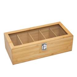 Caixa de Chá em Bambou com...