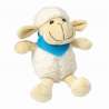 Peluche ovino 18 cm con sciarpa blu - Peluche a prezzi all'ingrosso Peluche ovino 18 cm con sciarpa blu - Peluche a prezzi all'ingrosso