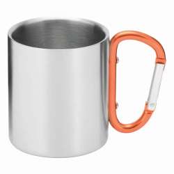 Caneca inox 220 ml com...