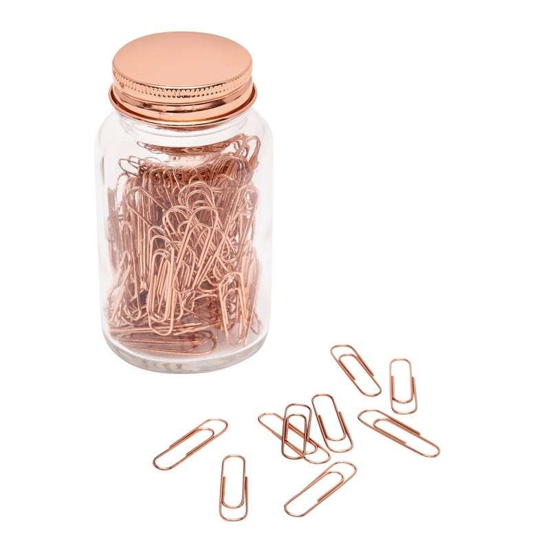 Trombones en bocal COPPER CLIP - Petite fourniture diverse à prix de gros