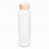 Glazen fles 500 ml met bamboedeksel - Fles tegen groothandelsprijzen Glazen fles 500 ml met bamboedeksel - Fles tegen groothandelsprijzen
