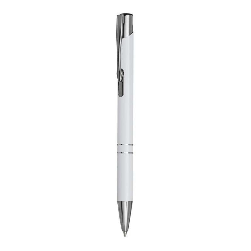 Aluminium Kugelschreiber 13,7 cm blau - Metallstift zu Großhandelspreisen