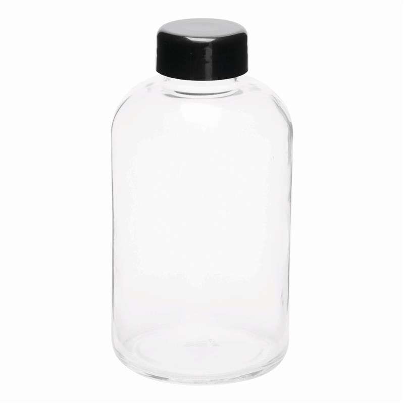 Garrafa de vidro 550 ml com saco de algodão - Garrafa a preço grossista