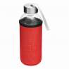 Glazen fles 450 ml met jute hoes - Fles tegen groothandelsprijzen Glazen fles 450 ml met jute hoes - Fles tegen groothandelsprijzen