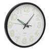 Fluorescerende wandklok Ø29 cm met quartz - Horloge tegen groothandelsprijzen