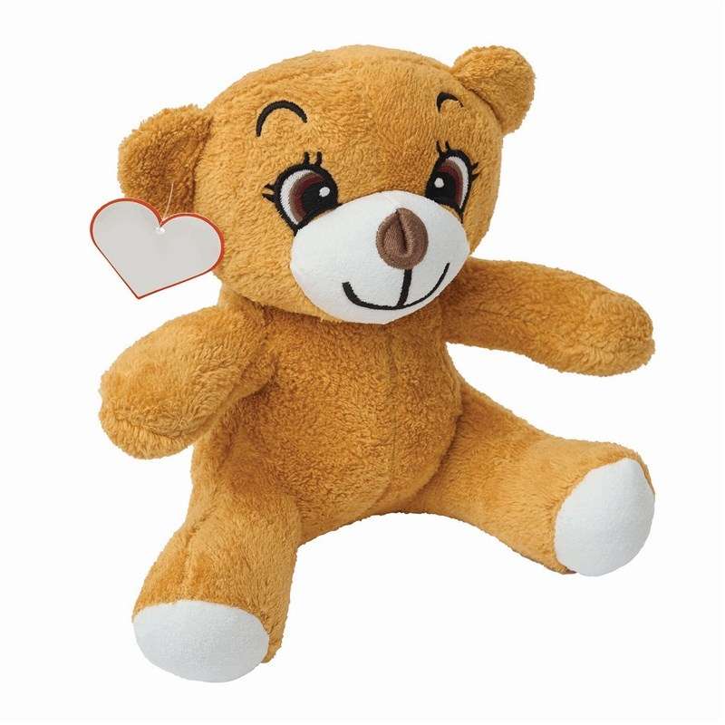 Ursinho de peluche 25 cm em poliéster - Pelúcia a preço grossista