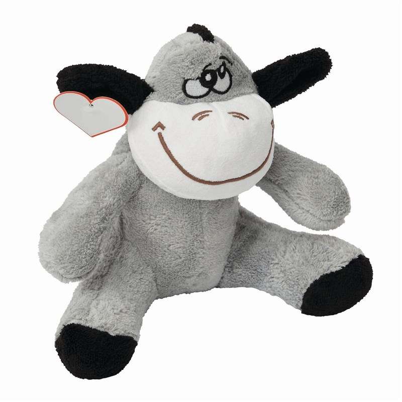 Peluche asino 25 cm in poliestere a prezzi all'ingrosso - Peluche a prezzi all'ingrosso