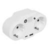 Adaptador USB com Luz Noturna 12x7cm - Adaptador a preço grossista Adaptador USB com Luz Noturna 12x7cm - Adaptador a preço grossista