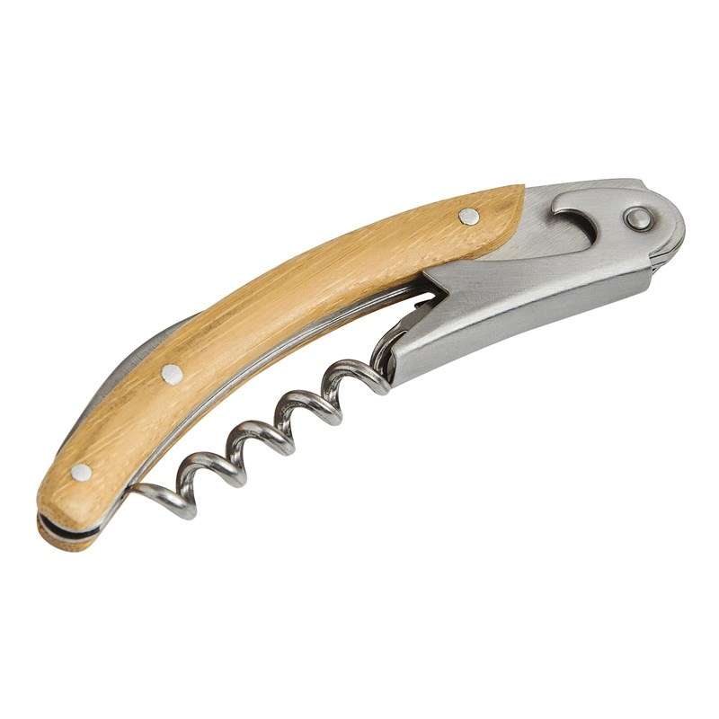 Couteau de Sommelier Inox 12 cm Bamboo - Produtos a preço grossista