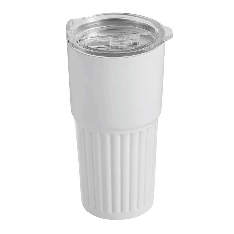 Caneca WAVE LINE 600 ml Inox Reciclado a preço grossista - Copo térmico a preço grossista
