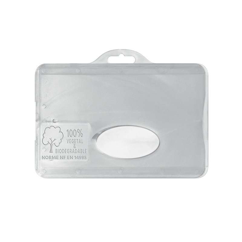 100% pflanzlicher Badgehalter, biokomposit, 8x10 cm zu Großhandelspreisen - Namensschildhalter zu Großhandelspreisen