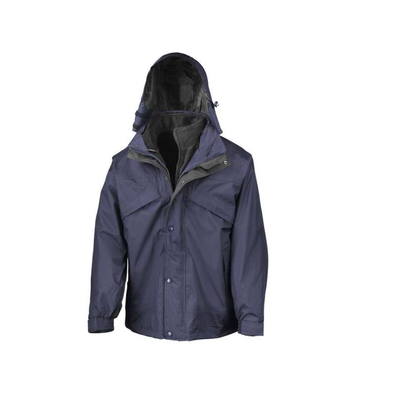 Veste 3 en 1 avec blouson polaire - Vêtement de pluie à prix grossiste