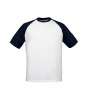 BØrne baseball t-shirt med kontrastærmer - Kontorartikler til engrospris