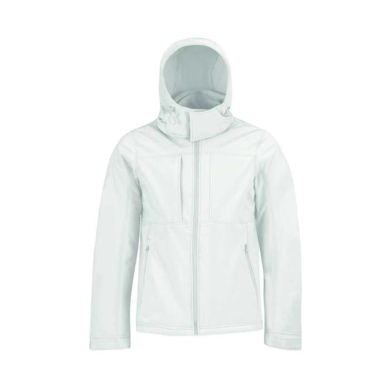 Casaco softshell masculino com capuz removível - Veste em neoprene a preço grossista