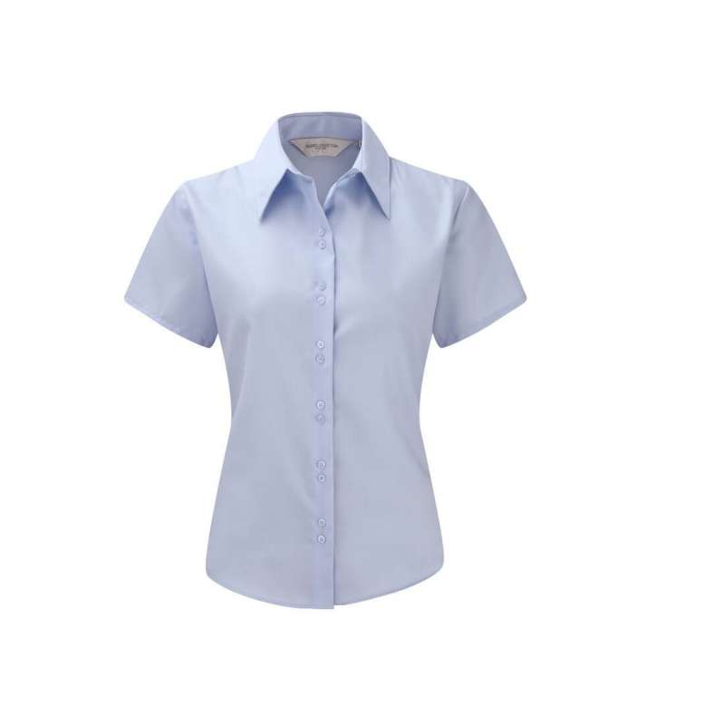 Camicia elegante da donna a maniche corte, taglia slim - Chemisette donna a prezzi all'ingrosso