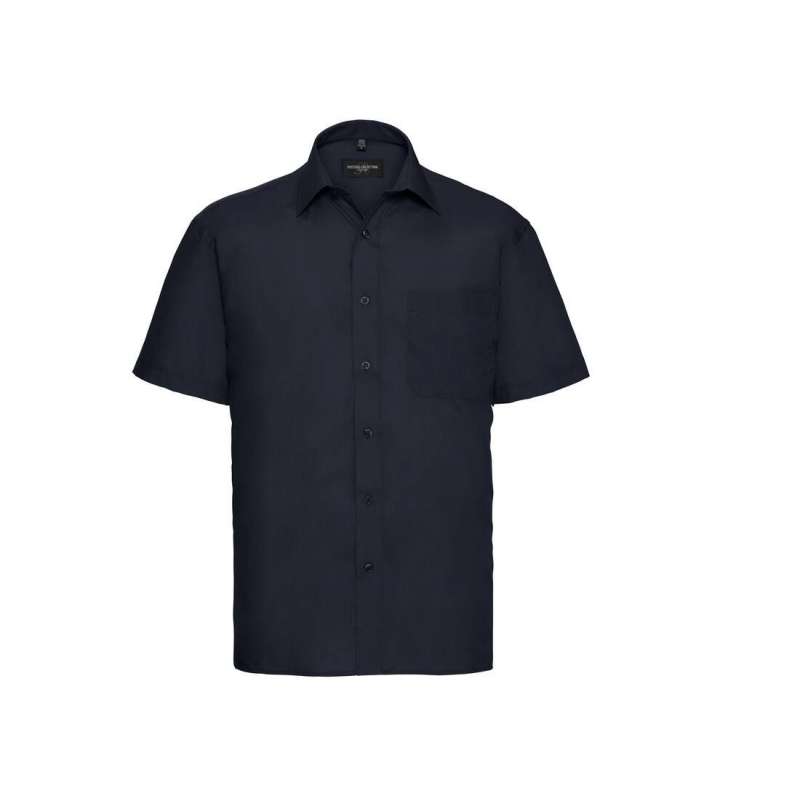Men's short sleeve classic polycoton poplin shirt - Chemise homme à prix de gros