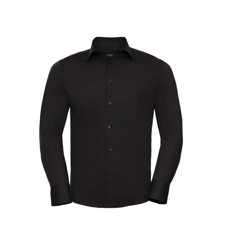 Men's long sleeve fitted stretch shirt - chemise à prix grossiste
