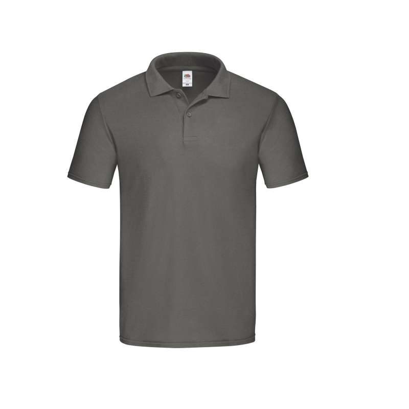 Slim-fit polo i bomuld med 2 knapper - Uniformer til college og gymnasium til engrospris