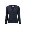 Dames V-hals gebreide cardigan 40°C wasbaar - Cardigan / gilet tegen groothandelsprijzen
