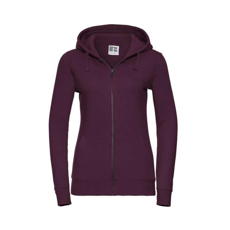 Dames Gevoerde Hoodie met Volledige Rits - Kantoorbenodigdheden tegen groothandelsprijzen