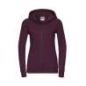 Dames Gevoerde Hoodie met Volledige Rits - Kantoorbenodigdheden tegen groothandelsprijzen