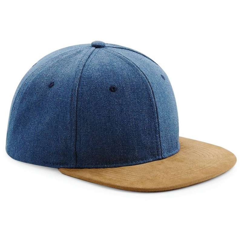 Gorra ajustable con visera de ante sintético - Gorra a precios de mayorista