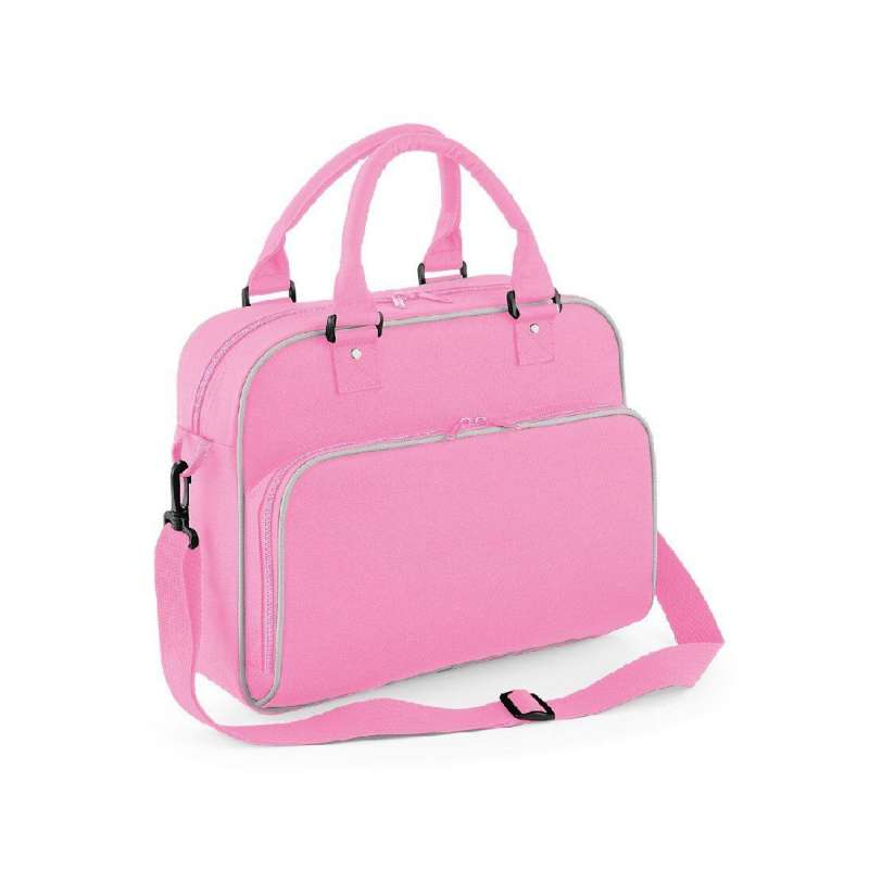 Saco de desporto retro com bolso 30x15cm - Têxtil infantil a preço grossista