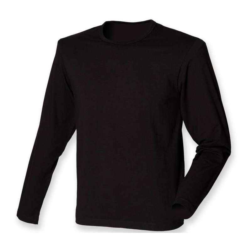 Tee-shirt stretch homme manches longues - Fourniture de bureau à prix grossiste