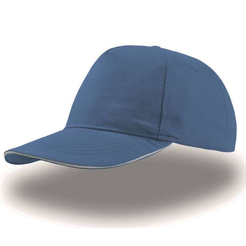 Vijfpaneel sandwich cap met Velcro sluiting - Petje tegen groothandelsprijzen