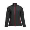 Dame Softshell Jakke med Polarfleece, Sort - Softshell til engrospris