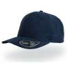 Casquette 6 pans mid visor faux suède - Casquette à prix de gros