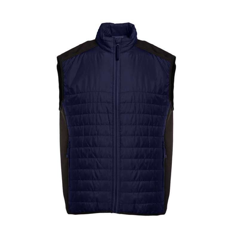 Bodywarmer bi-matière matelassé - Bodywarmer à prix de gros