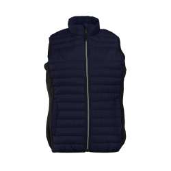 Bodywarmer bi-matière femme