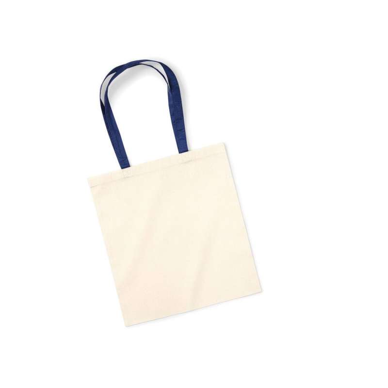 Borsa shopping manici a contrasto 33x36cm a prezzi all'ingrosso - Borsa tote a prezzi all'ingrosso