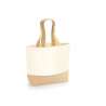 Shoppingtaske i kraftigt bomuldsstof 43x21cm - Sidelomme taske til engrospris Shoppingtaske i kraftigt bomuldsstof 43x21cm - Sidelomme taske til engrospris