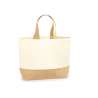 Sac shopping XL in cotone juta 51x26cm - Borsa a tracolla a prezzi all'ingrosso