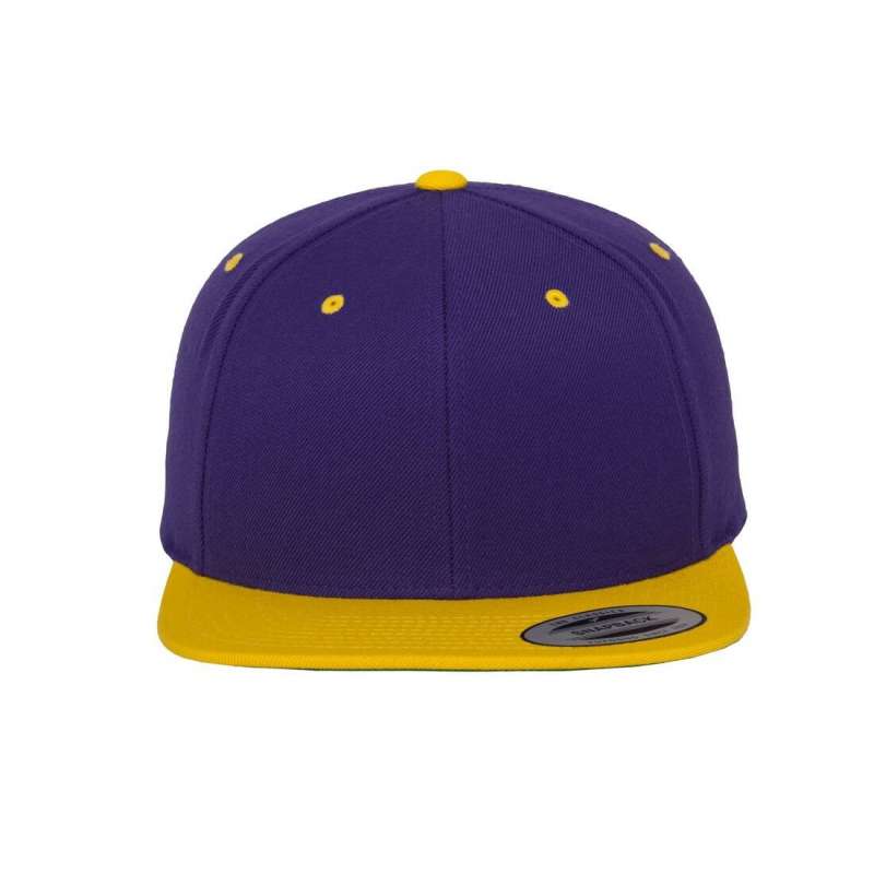 Boné snapback bicolor com viseira verde a preço grossista - Boné a preço grossista