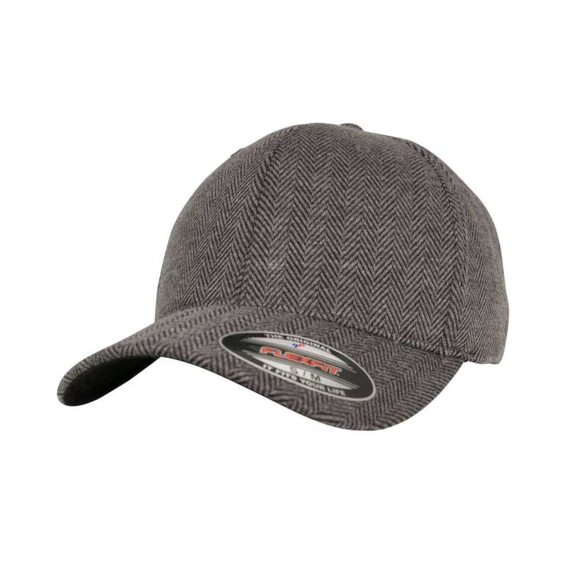 Gorra 6 paneles con motivo de chevron - Gorra a precios de mayorista