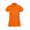 Polo donna corta 100% cotone organico - Polo donna a prezzi all'ingrosso Polo donna corta 100% cotone organico - Polo donna a prezzi all'ingrosso