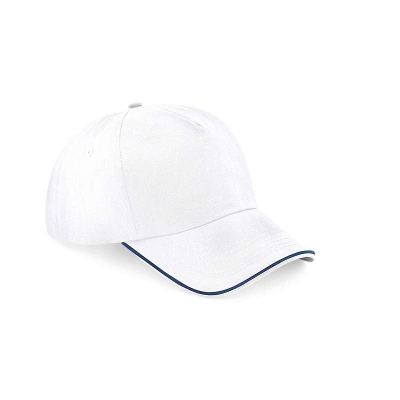 Kappe mit farblich abgesetztem Schirm 5-Panel - Textilzubehör zu Großhandelspreisen